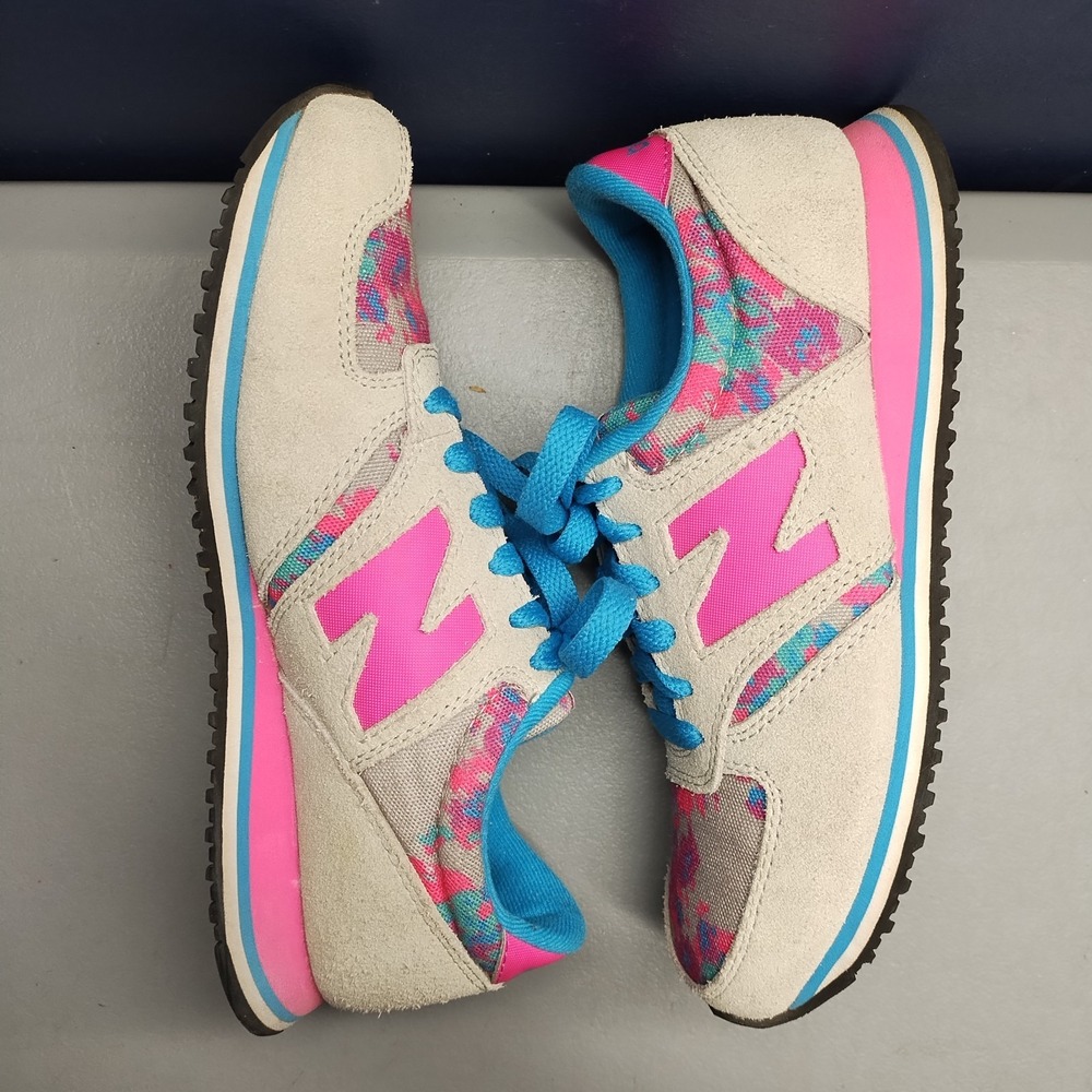 New‎ Balance 420 Sneakers Womens Size 6 Multi Printed Round Toe Low Top Lace Up - Picture 4 of 9